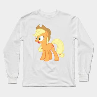 Shocked Applejack Long Sleeve T-Shirt